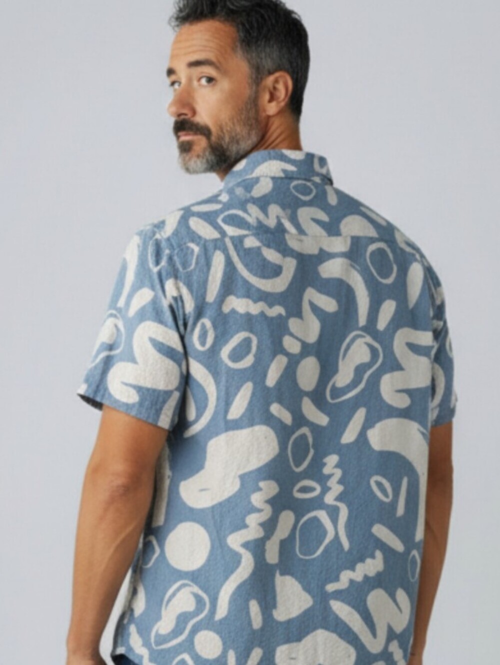 Common People Poles SS Rever Printed Shirt - Picture 2 of 10